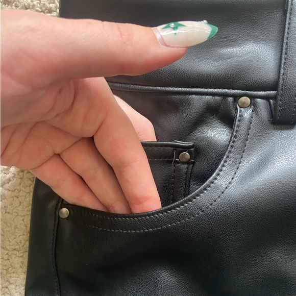 🌸 Mexx 🌸 cropped faux leather pants - Picture 7 of 10